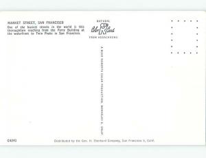 1950's SHOPS & WOOLWORTHS ON MARKET STREET San Francisco California CA j6112