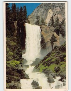 Postcard Vernal Falls Yosemite National Park California USA