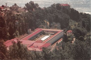 Lot 14 usa aerial view of the j paul getty museum malibu california