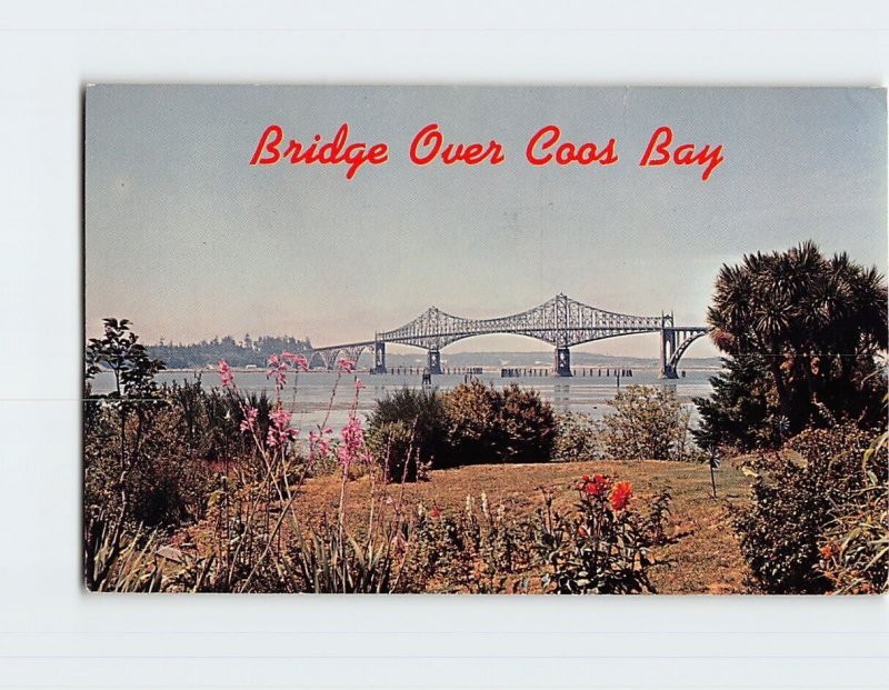 Postcard Coos Bay Bridge Oregon Coast USA