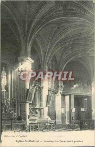 Postcard Ancient Church St Medard Circumference Choir (Grade Left)
