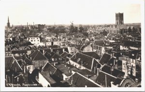 Netherlands Utrecht Panorama Vintage RPPC 04.92