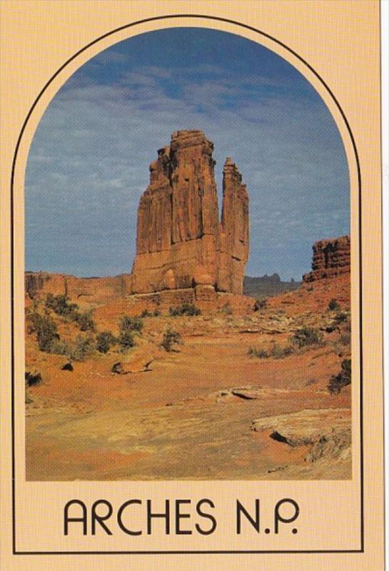 Utah Arches National Park The Organ In The Courthouse Towers Section