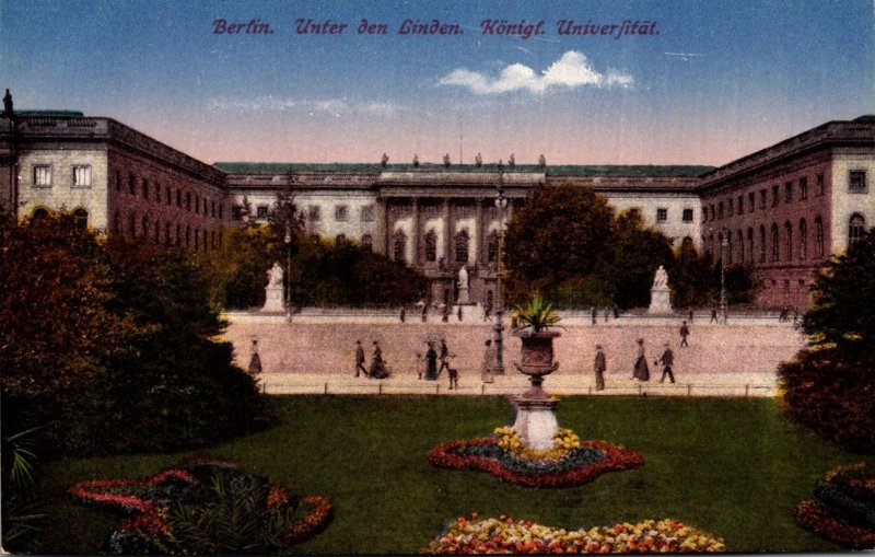 Germany Berlin Unter Den Linden Koenigschlische Universitaet