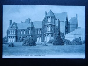 Birmingham HIGHBURY HALL Home of Joseph Chamberlain - Old Postcard