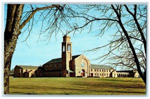 1960 Exterior View First Presbyterian Church Bristol Tennessee Unposted Postcard