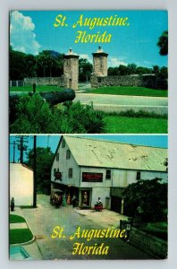 St Augustine FL-Florida, Views, Oldest Store Museum, Vintage Chrome Postcard