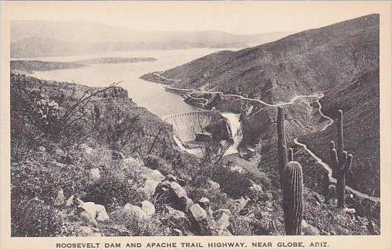 Arizona Apache Trail Roosevelt Dam And Apache Trail Highway Albertype