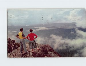 Postcard Above the Clouds, The Great Smoky Mountains as Seen from Mile High