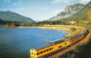 COLUMBIA RIVER GORGE City of Portland Streamliner Train c1960s Vintage Postcard