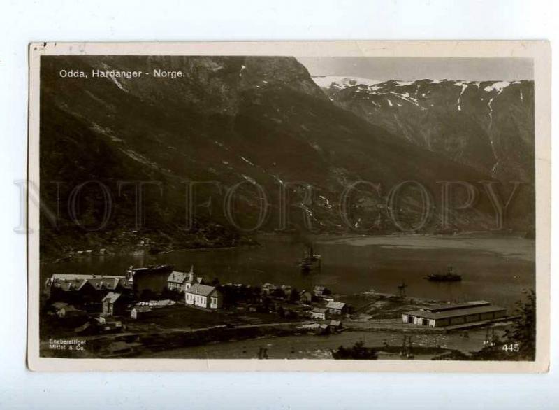 206573 NORWAY ODDA Hatdanger Vintage photo postcard