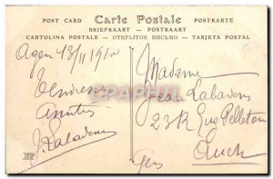 Old Postcard Agen L & # 39Hotel Post