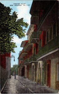 Louisiana New Orleans Pirates Alley 1954