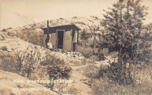 J81/ Kearsarge Mountain New Hampshire RPPC Postcard Fire Warden Station 189