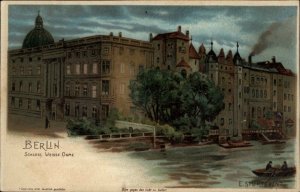 Sturtevant Berlin Germany Schloss Weisse Dame Hold to Light HTL c1910 Postcard