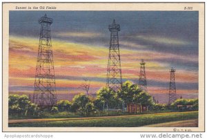 Sunset In The Oil Fields 1940