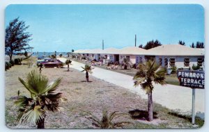 ST. PETERSBURG, FL ~ Roadside PEMBROKE TERRACE APARTMENTS Motel 1960s Postcard