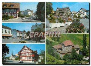 Postcard Modern Amriswil TG mit Schloss Hagenwil erbaut 1227