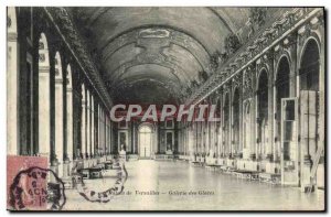 Old Postcard Palace of Versailles Hall of Mirrors