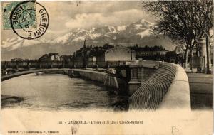 CPA GRENOBLE - L'ISERE et le Quai Claude-BERNARD (655012)