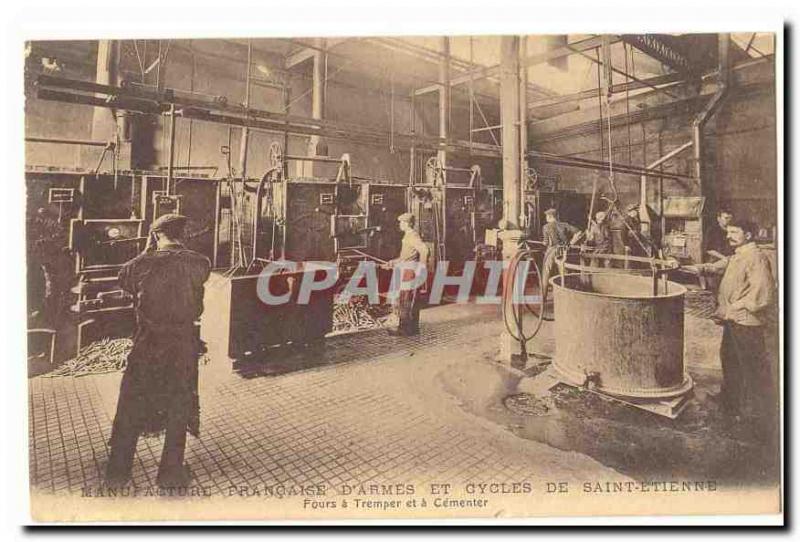 Manufacture Francaise ladies and cycles of Saint Etienne Old Postcard TOP Man...