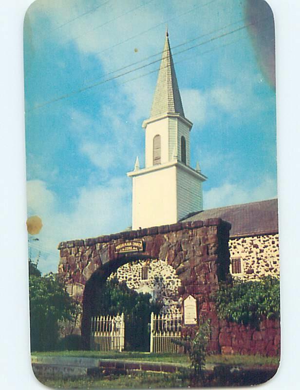 Pre-1980 CHURCH SCENE Kealakekua - Kona Hawaii HI A9212