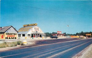 Postcard 1962 Kentucky Dog Patch Bargain barn Barbecue Stanley roadside 23-13308