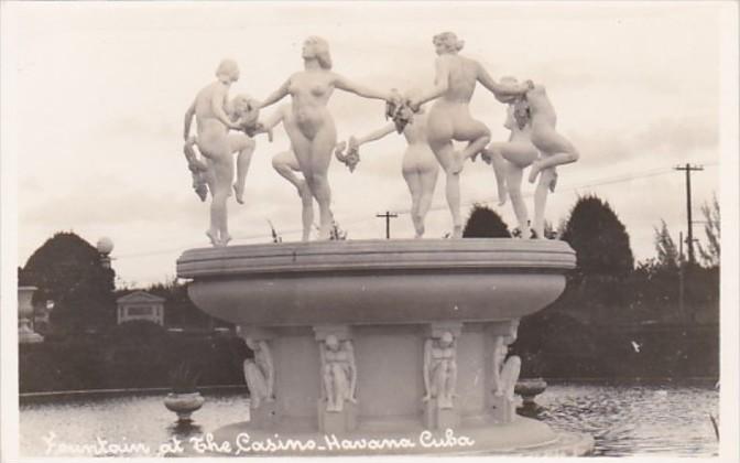 Cuba Havana Fountain At The Casino Nude Topless Photo