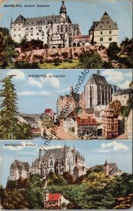 Marburg Castle & University Germany Postcard PC299