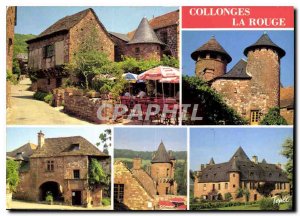 Postcard Modern Collonges Red