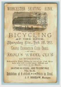 1880s Aeolus Wheel Club Fancy Riding Bicycling Penny Farthing #2 P206