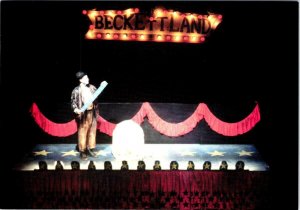 Baltimore, MD Maryland BECKETTLAND Theater Production 4X6 Advertising Postcard
