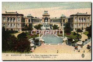 Old Postcard Set From Marseille Palass Longchamp