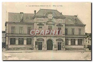 Old Postcard La Mothe St Heray D O City Hotel