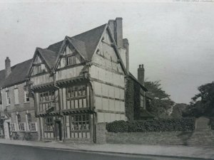 Nashs House New Place Museum Warwickshire Vintage Postcard