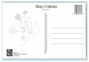 Mickey Mouse Throwing Baseball Unposted Mickey's Collection Postcard