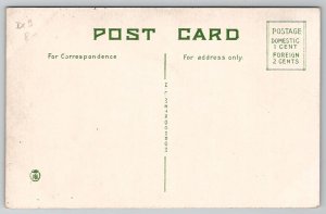 Ship USS Iowa Decorated With Pennant Flags Postcard G46