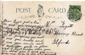 Genealogy Postcard - Fryatt - 61 Harvey Road, Ilford, Essex - Ref. R711