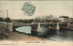 CPA VILLENEUVE-la-GARENNE Le Ponz (806778)