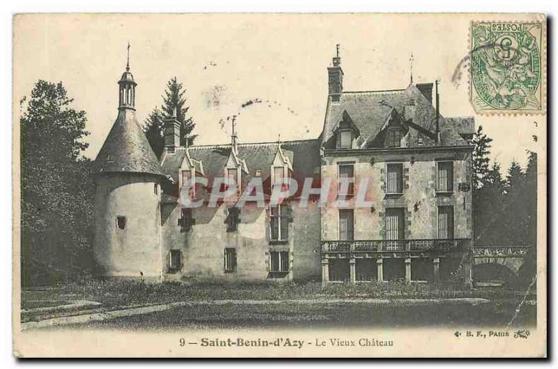 CPA Saint Benin d'Azy Le Vieux Chateau 