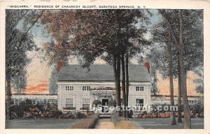 Iniscarra, Residence of Chauncey Olcott - Saratoga Springs, New York
