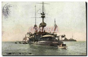 Postcard Old Boat Breastplate Massena