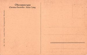 Anton Lang portrays Jesus, Passion Play Obergrammau 1922