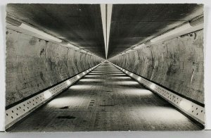 The Great Tunnel du Grand-Saint-Bernard Switzerland Postcard K17