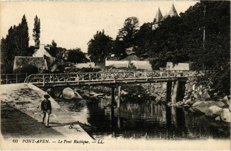 CPA Pont Aven- Pont Rustique FRANCE (1026586)