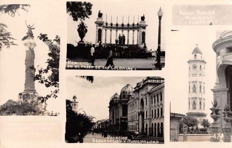 Ecuador scenic views landmarks inside a city real photo pc Y11500