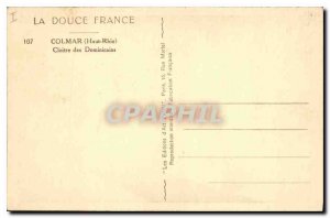 Old Postcard Colmar Haut Rhin Cloitre Dominicans