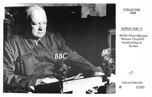 Broadcasting to Europe Churchill Unused 