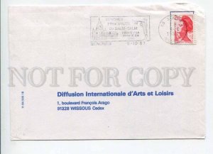 421386 FRANCE 1987 year Senones ADVERTISING real posted COVER