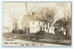 c1905 Daggett House Pawtucket Rhode Island RI RPPC Photo Antique Postcard